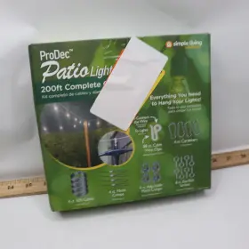 815200 Prodec 1-pk Patio Light Suspension Cable Kit 200 Ft