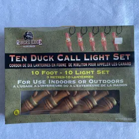 Rivers Edge 643323355008 Ten Duck Call Light Set 10ft Hunting Sealed New