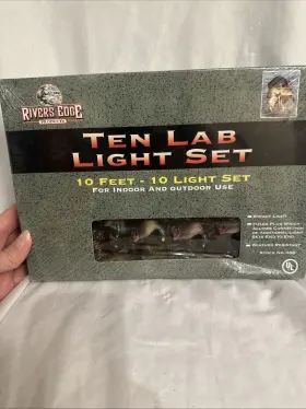 Rivers Edge 643323388006 Ten Lab Light Set 10ft Dog Retrieving Duck - Man Cave Hunting Sealed