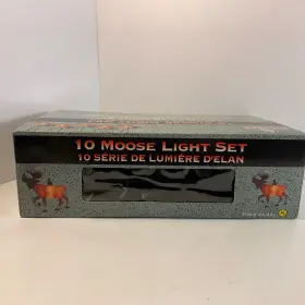 Rivers Edge 643323421000 Moose Party Light 10 Ft Set Indoor/outdoor Camping Rv