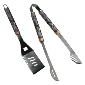 1923 Rivers Edge Products Bbq Tongs And Grill Spatula With Bottle Opener Stainless