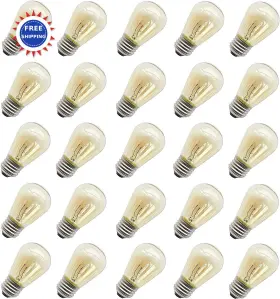 11ws14 Rolay 11w Outdoor String Light Bulbs S14 Incandescent Replacement 25 Pack