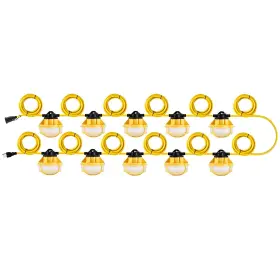 Rms-h5-4h-20000 Romanso Led Construction String Work Light 10 Lights 100ft 100w