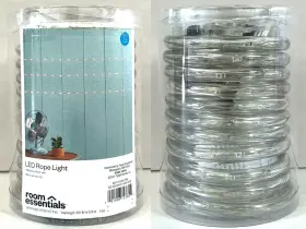 Room Essentials 191908723655 Indoor Outdoor Led Rope Light 72 Count Warm White 115 Volt New Room Essentials 191908723655 Indoor Outdoor Led Rope Light 72 Count Warm White 115 Volt New