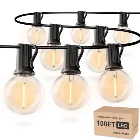 B0fkt1tf5f Rtty Outdoor String Lights 100 Ft Patio With 52pcs Plastic G40 Globe Bul