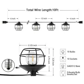 2172747500 Safavieh Plt4051a Agitha Led Outdoor String Ligh Reduced Price