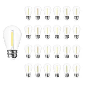 Sanyang Llc S14/820/pc S14 Led Bulbs 25-pack 1w Energy-efficient 25 Count Pack Of 1 Soft White