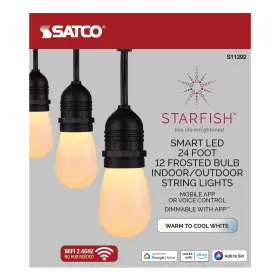 S11292 Satco - Starfish Smart Led 24ft Color Changing Indoor/outdoor String Light