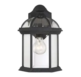5-0634-bk Savoy House Kensington 1 Light Outdoor Wall Lantern In Textured Black By