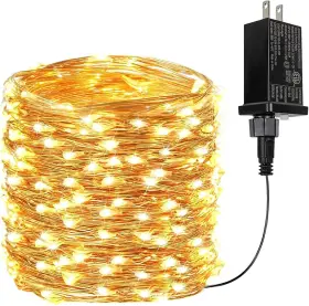 Mls-d4.5v1.35wuc-o Seatoplighting 66ft 200 Led Fairy Lights Plug In Waterproof String Outdoor