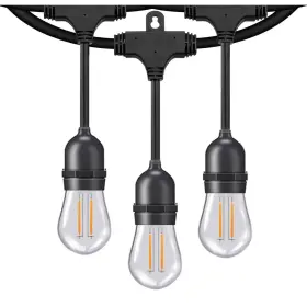 St148e211200 See Description Honeywell 48ft Led Dual Filament Vintage String Lights St148e211200 See Description Honeywell 48ft Led Dual Filament Vintage String Lights