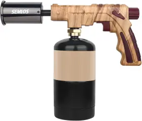 Semlos 759337323022 Propane Torch - Kitchen Powerful Grill Gun Brown And Red