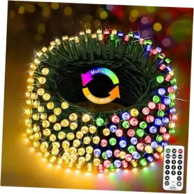 Xur-stg37 Shenzhen Xurisheng Technology Co. Ltd. Christmas Lights 236ft 600 Led Green Wire Warm White To Multicolor