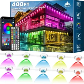 Sinley 400ft Permanent Outdoor Lights Rgb Eaves With App Control