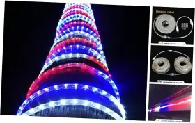 Sk-rwb2001 Sk Photoelectric Co. Ltd Led Rope Lights 30feet 324leds 120v Waterproof For Indoor Outdoor Use Ip65