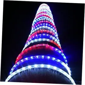 St-ting-l1969 Sk Photoelectric Co. Ltd 100feet 1080bulbs Led Rope Lights 120v Waterproof For 100ft Red White Blue