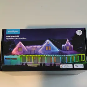 Wy2020 Smaitytan Rgb Smart Permanent Outdoor Eave String Lights 150ft Ip67 Wy2020 Smaitytan Rgb Smart Permanent Outdoor Eave String Lights 150ft Ip67