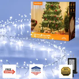 B0fh46gd32 Smartdawn Flowing Fairy Lights Plug In With 14 Modes 10ft 388led Twinkle String