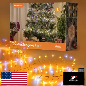 B0fhpy67j2 Smartdawn Fairy Lights Plug In 10ft 200led Indoor/outdoor Cluster String