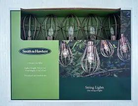 Smith & Hawken 490650108322 And Target String Lights- Wire Cage- 10 Pack Brown In/outdoor- 11ft Smith & Hawken 490650108322 And Target String Lights- Wire Cage- 10 Pack Brown In/outdoor- 11ft