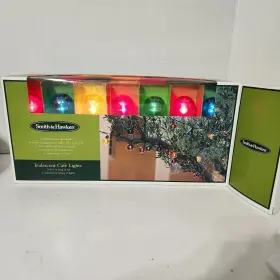 Smith & Hawken 490840206098 And Iridescent Cafe Patio Globe Lights 25 Ct 16.5 Ft 2007 Rare Nos