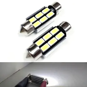 Ldm6-42w Socal-led Lighting 4210 42mm Festoon Bulbs Canbus 6w High Power Bright Sm