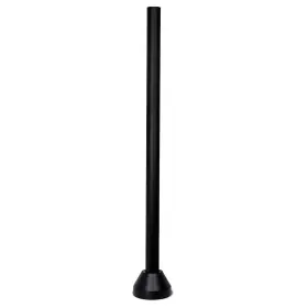 6-ncastv-bk Solus 022678991558 6ft Black Surface Mount Aluminum Lamp Post With Cast Base
