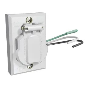 Sco-338w Solus 704981138003 120v Grounded Convenience Electrical Outlet For Round Outdoor Lamp P