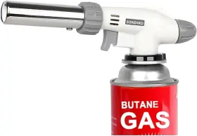 S528c Sondiko Dual Flame Mode Butane Torch Head S516 Medium Gray And White