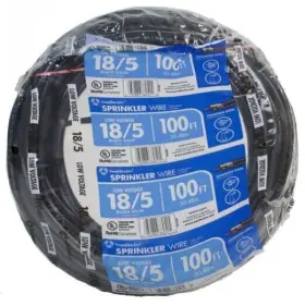 49275143 Southwire 100ft 18/5 Multi-conductor Sprinkler Wire For Outdoor Use