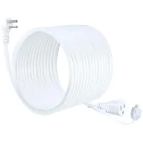 B0c7gssfz8 Sparking 25ft White 16awg Outdoor Extension Cord 90 Flat Plug 3-prong Sjtw