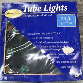 Special Times 028225249509 Tube Lights Indoor/outdoor Use 25 Ft. 7 Boxes/ 175 Ft Total