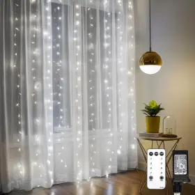 B0fpwgmmmw Suddus Curtain Lights Outdoor String For Bedroom Window Wall Wedding