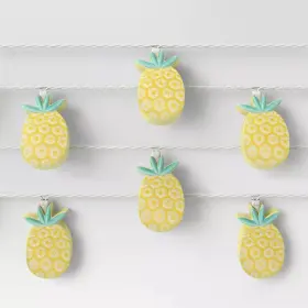 Sun Squad 028208851491 Indoor/outdoor Pineapple String Lights 10 7ft New And Sealed