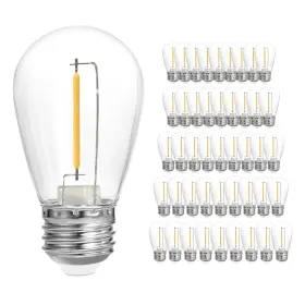 B0c4t2779k Sunthin 50x Dimmable 1w S14 Led Bulbs 2700k Warm White Shatterproof