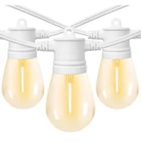 Bnxf-99 Sunthin Outdoor White String Lights 48ft Patio Cord With
