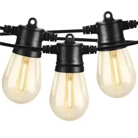 Gls-18j2p-e26s-16 Sunthin Outdoor String Lights 48ft Patio With 16 Led Shatterproof Bul