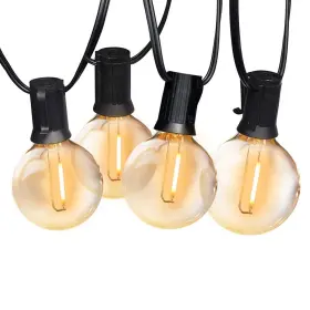 St027 Sunthin Outdoor String Lights 97ft Patio With 49 G40 Shatterproof Led
