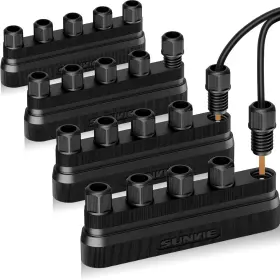 Lvco0304 Sunvie Low Voltage Landscape Lighting Connectors 12-20 Gauge 5-way Junction Hub