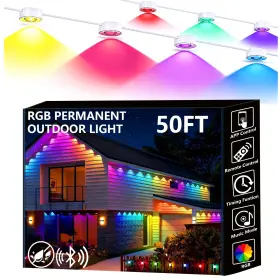 B0fwj4cwt3 Sunwuko Permanent Outdoor Lights 50ft Smart Eave With Rgb Led Light Ip6