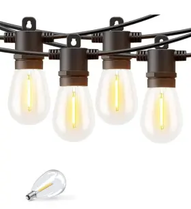 Ip65 Svater 717813036019 Outdoor String Lights Led 25 Ft Patio For Outside Waterproof