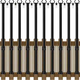 Talkhigh 791684903861 10 Pack 5ft String Light Poles For 5 Ft 1