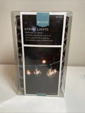 Target Brands Inc. 028208871758 Home Indoor / Outdoor String Lights Nwt 25 Feet