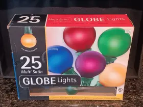 T71080 Target 25 Multi Color 1.5 Inch Satin Globe String Lights Indoor/outdoor 24ft Nib T71080 Target 25 Multi Color 1.5 Inch Satin Globe String Lights Indoor/outdoor 24ft Nib