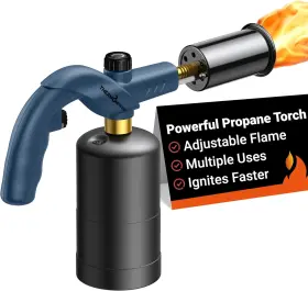 Mt905 Thermomaven Powerful Propane Torch Kitchen Cooking Culinary Lighter Blue