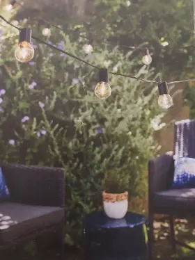 Threshold 028208895457 Led String Hanging Lights 10 No Box As Shown