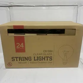 C94824c Tiab Inc. Table In A Bag Jet String Lights With Clear Bulbs 48 Feet 24