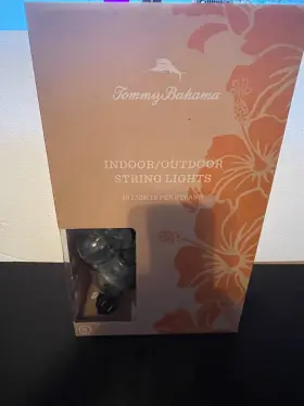 Tommy Bahama 711181100860 In/outdoor String Lights 10-lights Per Brand New Nib