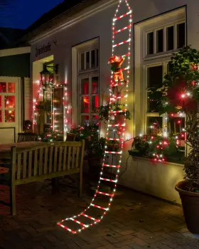 B0f9kpsfhm Toodour 10ft Led Christmas Ladder Lights Santa Decor Indoor/outdoor Xmas