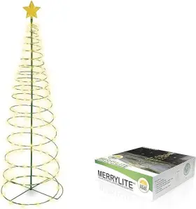 Toe372 Touch Of Eco Merrylite Solar Led Metal Tree 200 Color - Scratch And Dent